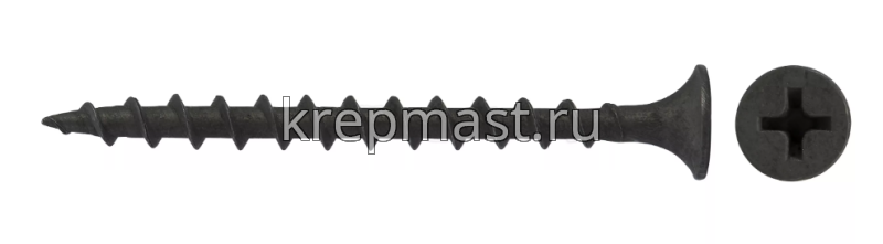 Саморез по дереву оксид. 3,5х16 усиленные