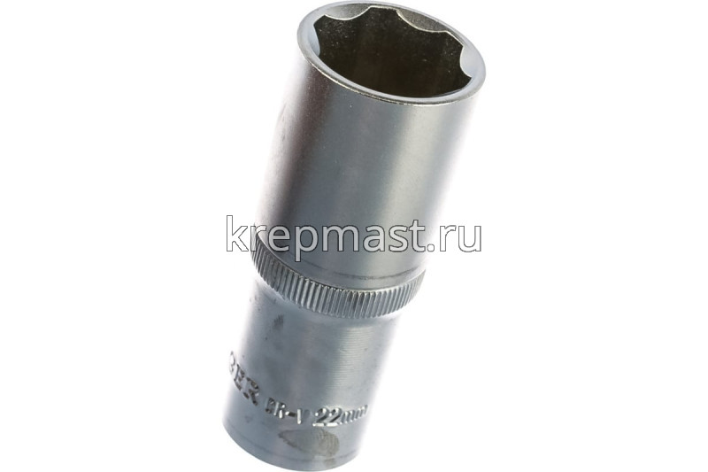 Головка торцевая 6-гранная 22 мм 1/2" удлиненная