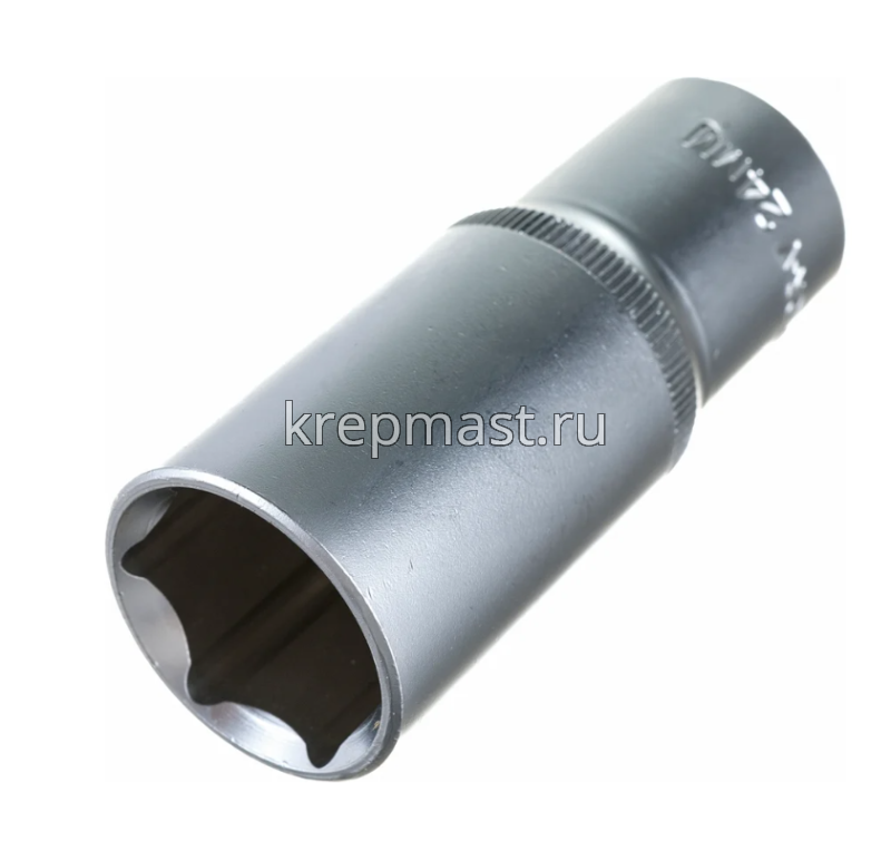 Головка торцевая 6-гранная 24 мм 1/2" удлиненная