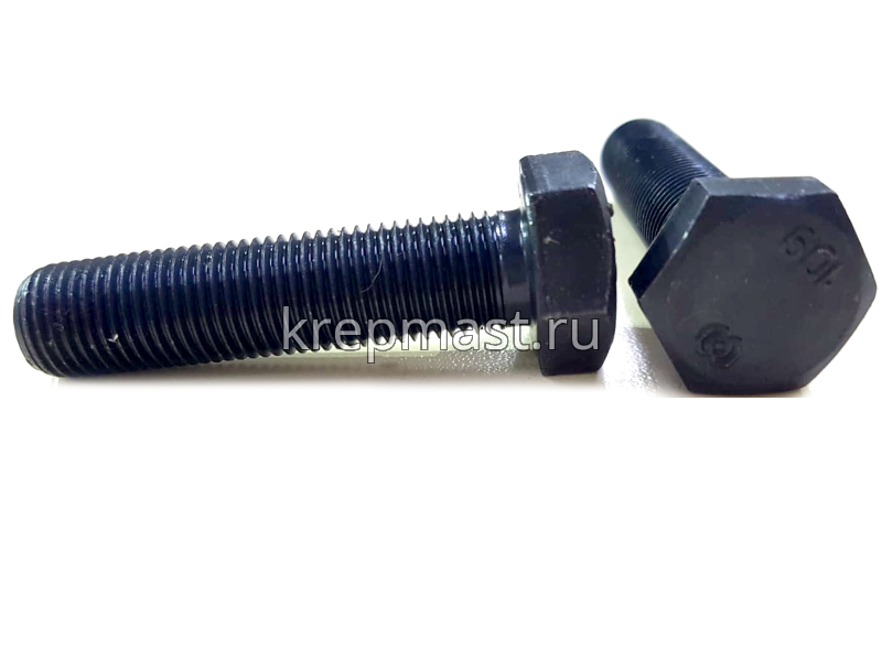 Болт DIN 961 12х 50х1,25 кл.пр.10,9 ЧЕРНЫЙ п/р с мелкой резьбой