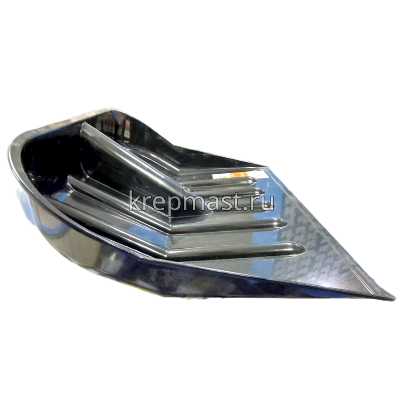 Лопата снеговая пластм. ИЛЮША с прорез.черенком и ручкой