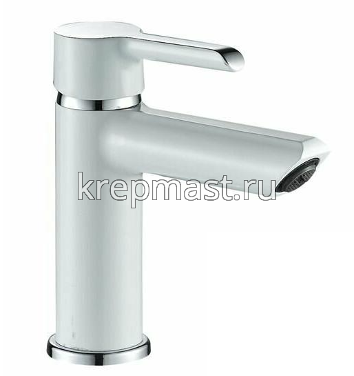 Смеситель д/умывальника Y 19155-7 с гигиен.душем белый (35мм)