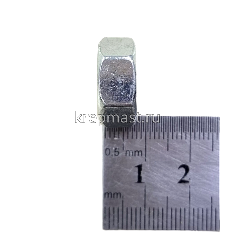Гайка 6-гр. М 10 (1,25) МЕЛКАЯ резьба DIN 934