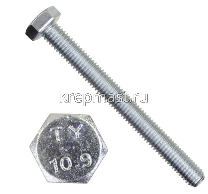 Болт 6х 40 кл.пр.10.9 оц. п/р DIN 933