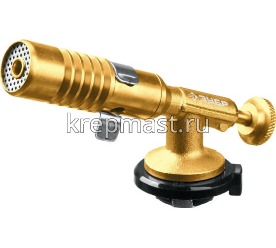 Горелка газовая ЗУБР ГРМ-200 цельнометалл. на баллон с цанговым соединением